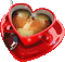 Coffee with Heart - GIF animate gratis GIF animata