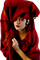femme  en rouge - png gratuito GIF animata