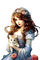 loly33 femme vintage chat - безплатен png анимиран GIF
