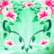 BG /  Sa / spring.anim.flower.pink.green.idca - Free animated GIF Animated GIF