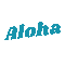 Aloha.text.Victoriabea - Animovaný GIF zadarmo animovaný GIF