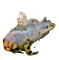 magical earth elemental frog - nemokama png animuotas GIF