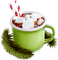 Hot.Chocolate.Cocoa.Green.White.Red.Brown - Free PNG Animated GIF