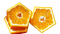 pentagon oranges - PNG gratuit GIF animé