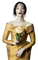 Kaz_Creations Woman Femme Yellow - ingyenes png animált GIF