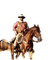 western cowboy milla1959 - PNG gratuit GIF animé