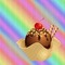 image encre couleur la crème glacée été bon anniversaire chocolat effet edited by me - Free PNG Animated GIF