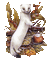 Autumn Ferret - Darmowy animowany GIF animowany gif