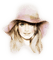 femme avec chapeau.Cheyenne63 - PNG gratuit GIF animé