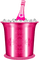 Bucket.Ice.Champagne.Bottle.Pink - PNG gratuit GIF animé