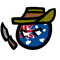 Countryballs Australia - Nemokamas animacinis gif