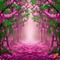 Pink Forest with Green - png gratis GIF animado