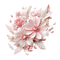 Pink flower rox - PNG gratuit GIF animé