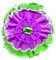 Mardi Gras.Deco.Green.Purple - png gratuito GIF animata