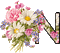 image encre animé effet fleurs lettre N edited by me - 無料のアニメーション GIF アニメーションGIF