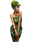 Woman Green  - Bogusia - Free PNG Animated GIF