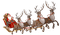 Santa's sleigh - безплатен png анимиран GIF