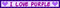 i love purple - Δωρεάν κινούμενο GIF κινούμενο GIF