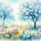 Spring background - kostenlos png Animiertes GIF