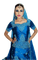 Kaz_Creations Woman Femme Blue - png gratuito GIF animata