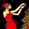 Art Deco Christmas bp - PNG gratuit GIF animé