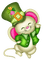 Souris Vert Rose St-Patrick:) - Free PNG Animated GIF