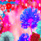 MA /BG.anim.flowers.red.blue.idca - Δωρεάν κινούμενο GIF κινούμενο GIF