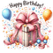 sm3 present pink birthday image png cute - 免费PNG 动画 GIF