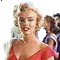 Marilyn Monroe bp - GIF animado grátis Gif Animado