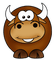 bull by nataliplus - безплатен png анимиран GIF