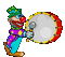 Clown - Bezmaksas animēts GIF animēts GIF