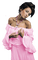 Woman Pink White Brown - Bogusia - png gratis GIF animado
