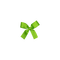 kikkapink deco scrap green bow - png gratuito GIF animata