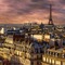 Roof tops of Paris - PNG gratuit GIF animé