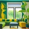 Tropic Living Room - PNG gratuit GIF animé