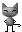 grey cat spin - GIF animasi gratis
