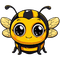 ♡§m3§♡ kawaii yellow bee cute spring - png gratuito GIF animata