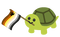 Bear pride turtle emoji - png ฟรี GIF แบบเคลื่อนไหว
