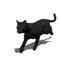 Gato corriendo - Animovaný GIF zadarmo animovaný GIF