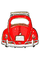 Car Auto Red Gold - Bogusia - GIF animado gratis