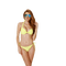 Beautiful redhead in yellow bikini and sunglasses - gratis png animerad GIF