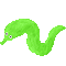 neon green worm - GIF เคลื่อนไหวฟรี GIF แบบเคลื่อนไหว