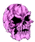 Gothic skull by nataliplus - zdarma png animovaný GIF