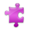 pink puzzle - png gratuito GIF animata