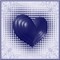 fnt coeur bleue - png gratis GIF animado