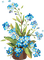 Kaz_Creations Deco Flowers Flower Blue Plant - PNG gratuit GIF animé