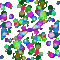 rainbow dots - Nemokamas animacinis gif animuotas GIF
