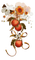 Déco fleurs et oranges - Nemokamas animacinis gif