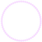 pink pearls frame circle