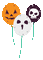 Halloween Balloons - Δωρεάν κινούμενο GIF κινούμενο GIF